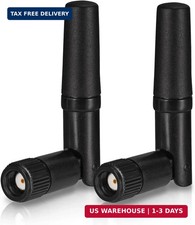 Eightwood Small WiFi Antenna Dual Band 2.4GHz 5GHz RP-SMA Antenna 2pcs for PC De
