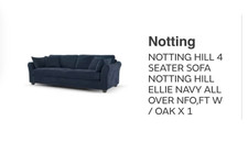 sofology sofas preowned,  only six months old. Has always been covered.