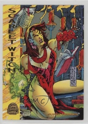 1994 Fleer Marvel Universe Series V Super Heroes Scarlet Witch #162 1i1p