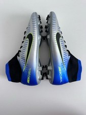 Nike Mercurial Victory 6 DF FG Silver Blue Football Cleats Boots US9.5 UK8.5