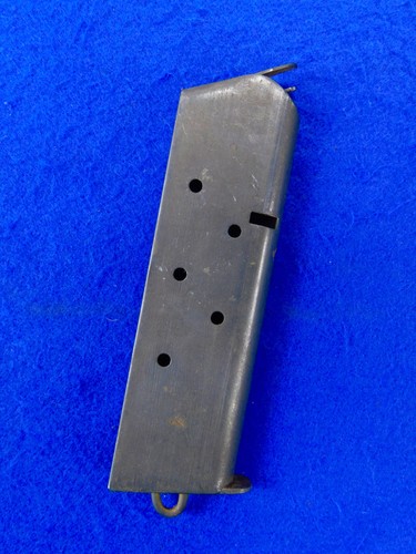 US WW1 Colt 1911 .45 acp 7 Round Lanyard Loop Pistol Magazine