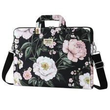 MOSISO Laptop Bag for Women, 15.6 inch Computer Bags Gorgeous Peony