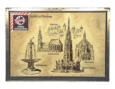 Blechdose Schöller Nostalgie Vintage Blech Dose Nürnberg Gebäck Spezialitäten