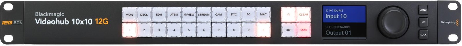 Видео Маршрутизатор Blackmagic Design Videohub 10x10 12G 216790₽