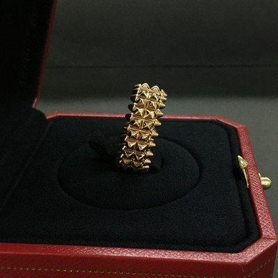EGA Unused Cartier Clash de Cartier Gold 750 13.5g Ring ISO sz:55