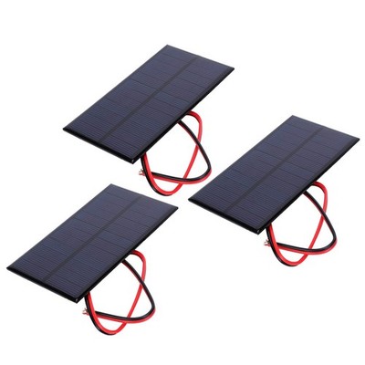 3Pcs Mini Solar Panels, DC 6V Solar Panel, Small Solar Panels, Polysilicon So...