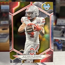 Julian Fleming 2023 Bowman Best University Ohio State TRUE GOLD SSP /50