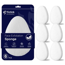Exfoliating Facial Sponge - Daily Cleansing Face Scrubber Exfoliator, Makeup .