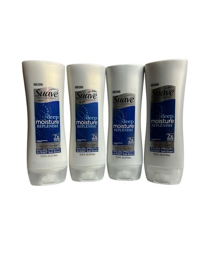 Suave Deep Moisture Replenish Hydrating CONDITIONER 12.6 fl oz (4 New)