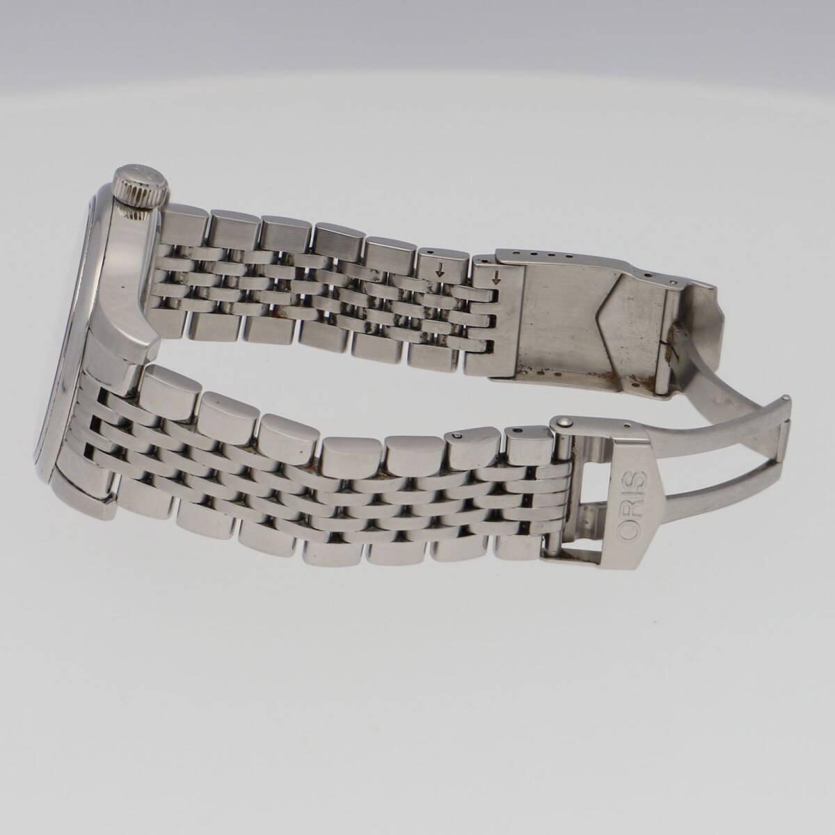 ORIS Classic Date 7594 Automatic Silver Dial Stai… - image 6