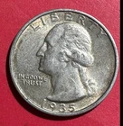 1935D US Washington SILVER Quarter! DENVER Mint! AU! Old US Coin!