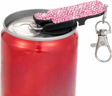 Easy Can Opener with Keychain, Suitable for Soda, Beer & Beverage Cans Top Ring