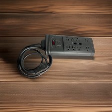 Belkin F5C695 -TEL, SurgeMaster II Power Strip Surge Protector 8-Outlet