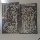 Michael Herley Original 2021 Abstract Diptych "Blackjack" Signed 1st Ever Sold — photo 5