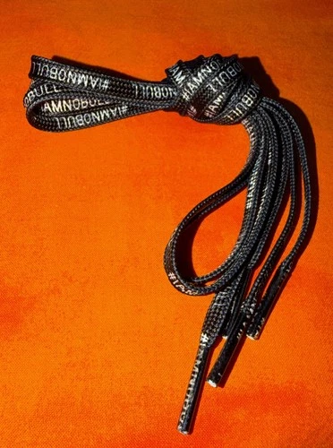 NOBULL Shoelaces Black And White Logo Standard Replacement Shoelaces