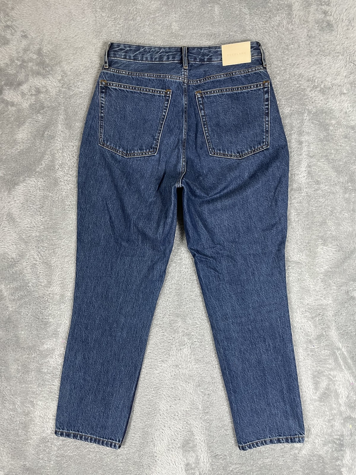 Everlane Jeans Womens 30 Curvy 90s Cheeky Straight Blue Denim High Rise Organic