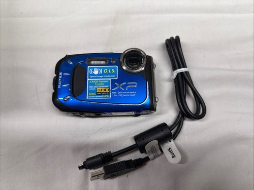 Digital FUJIFILM FinePix XP60 Waterproof Camera w/ Battery & Charger Cord TESTED