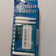 NEW - 6 PACKS AquaFilter Disposable Cigarette Holders