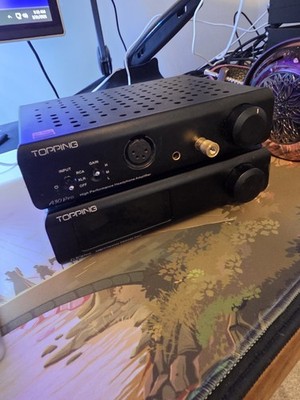 TOPPING A30 Pro Headphone Amplifier & D30 Pro DAC 32BIT/384kHz DSD256 Black