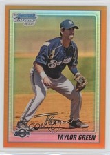 2010 Bowman Chrome Prospects Orange Refractor 19/25 Taylor Green #BCP158 1i0