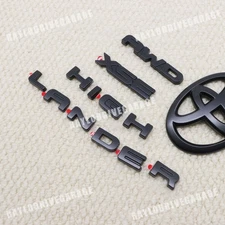 OVERLAY EMBLEM BLACKOUT KIT 2021-2025 FOR HIGHLANDER XSE AWD REAR TAILGATE BADGE