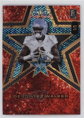 2024 Auto Mania American Football Preview Star 1/1 Devontez Walker Rookie RC a8r