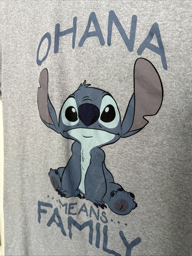 Disney Lilo & Stitch T-Shirt Grau Large Unisex - Bild 2 von 4