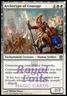 Archetype of Courage 1x FOIL BNG MTG Born of the Gods Uncommon MINT white
