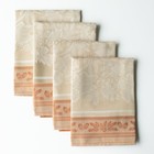 Set Of 4 Fall Thanksgiving Harvest Cloth Tablecloths Gathering Heavyweight