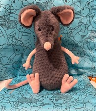 New With Tag Retired Genuine Jellycat Lachlan Sad Rat Soft Toy