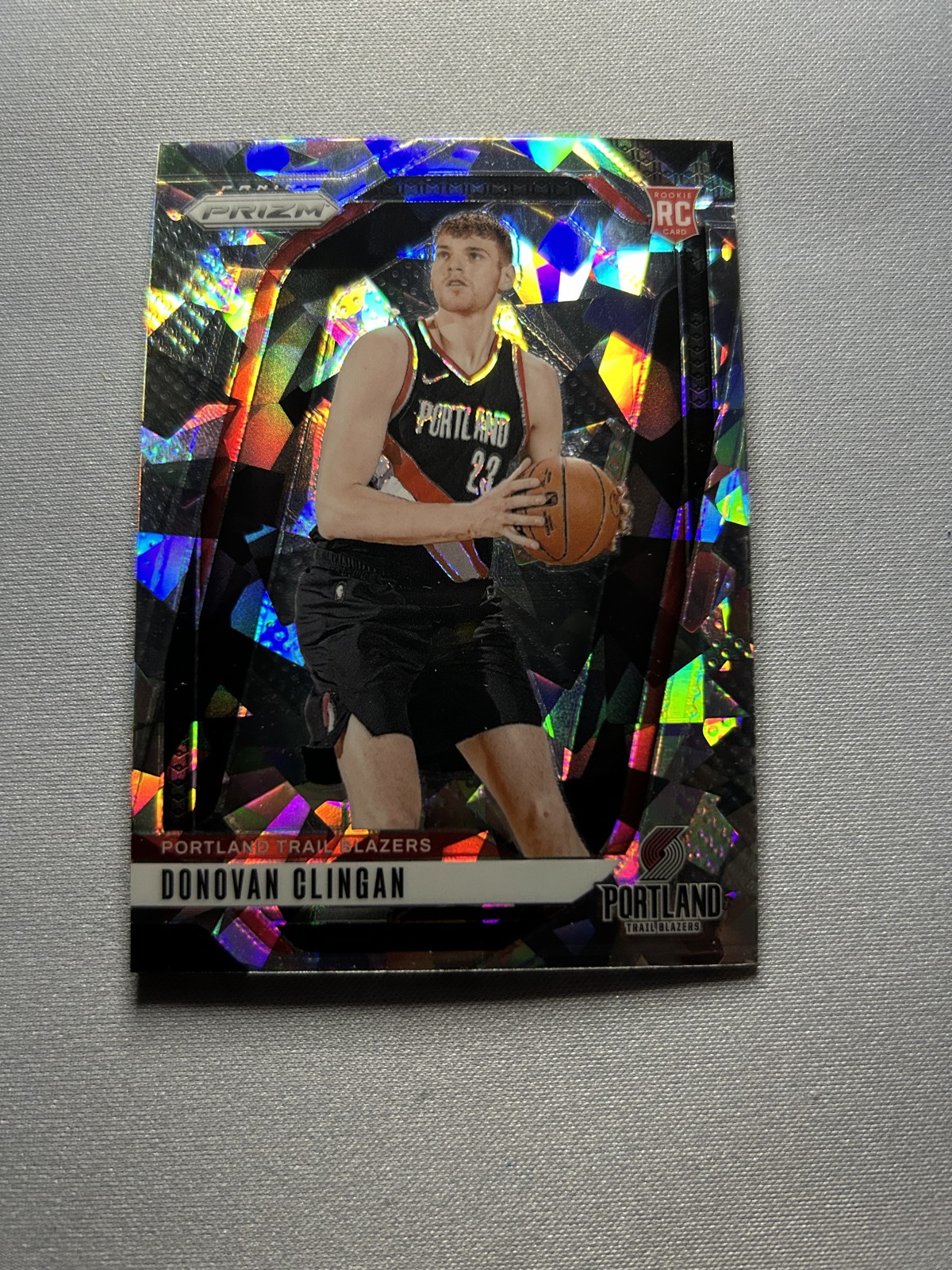2024-25 Panini Prizm - Donovan Clingan #221 Ice Prizm (RC)
