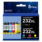 232XL Ink Cartridge compatible with Epson 232 XL XP-4205 XP-4200 WF-2950 WF-2930