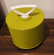 Retro Disk Go Case 45 Rpm Vinyl Record Case 1970  s Avocado Color Rare