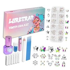 Y2K Trendy 30 Pieces Crystal Tooth Gem Kit - Unleash Your Sparkly Smile