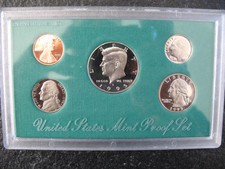 USA United States Mint Proof Set 1995 mit 5 Münzen Nominalwert 0,91 Dollar