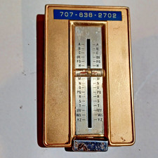 Vintage Rolodex, Address Book, Sliding Phone Number Directory, Mid-Century
