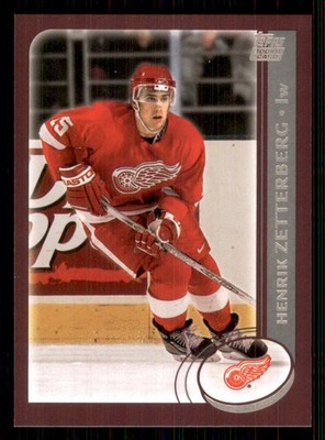 2002-03 Topps #331 Henrik Zetterberg Rookie RC Detroit Red Wings