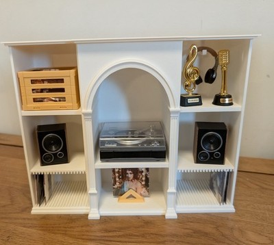 Mini Marken Vinyl Display Regal Minibrands Schallplatten Plattenspieler Ständer