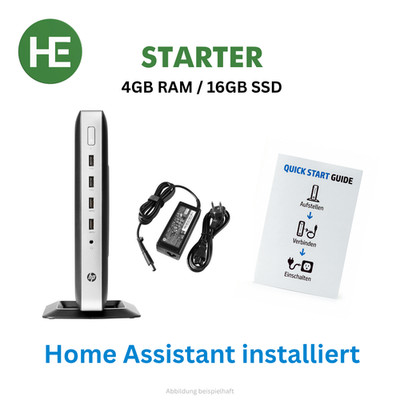 STARTER Smart Home Zentrale - Home Assistant installiert - Plug & Play, Lokal