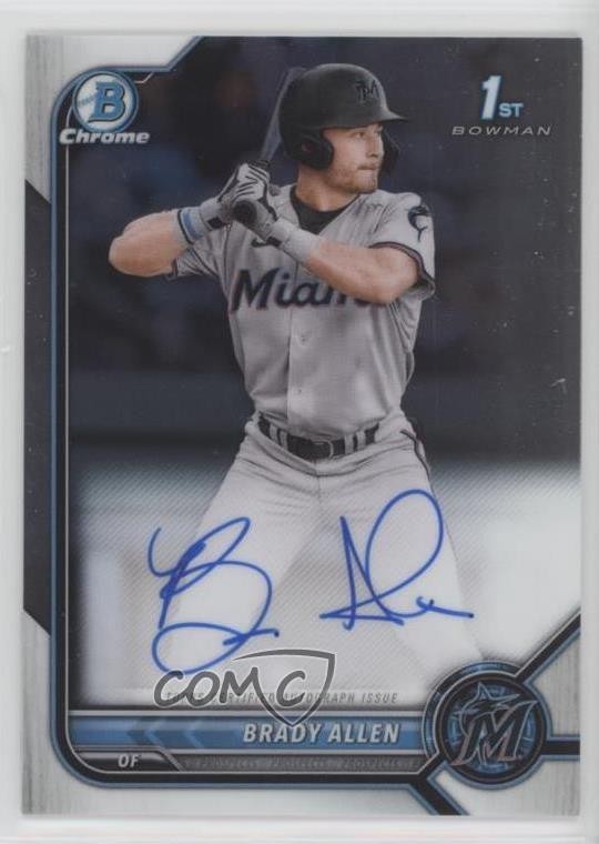 2022 Bowman Chrome Prospect Auto Brady Allen #CPA-BAL Auto