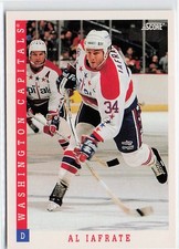 1993-94 Score #188 Al Iafrate Washington Capitals