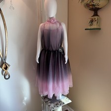 Girls Pink Black Ombre Lyrical Ballet Dress Child Large Elisse EL807C