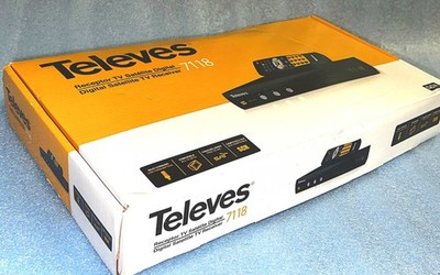 TELEVES RSD 7118 SD SAT-Receiver HF-Modulator Fernbedienung Remote Control Timer
