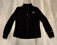 THE NORTH FACE JACKET Size Large TNF APEX BIONIC Zip Front BLACK Soft Shell