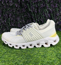On Cloudswift Women's Size 6 White Limelight Running Shoes Sneakers Comfort