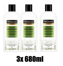 3x Tresemme Nourish Coconut Conditioner 680Ml 5.86 per litre