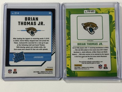 2024 Optic Brian Thomas Jr. Rated Rookie Pink Holo #214 + 1st Year