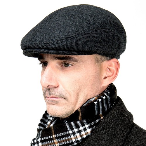 for Men Outdoor Hat Beret Flat Newsboy Gatsby Hats Adjustable Large Winter