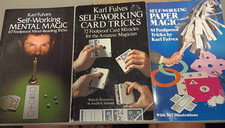 Magic Lot Karl Fulves Self-working Card Tricks Mental Magic Paper Magic 3 Books