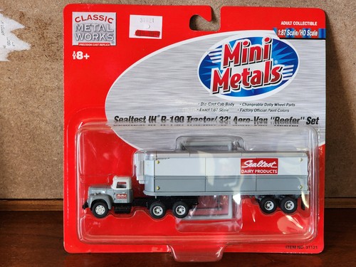 CLASSIC METAL WORK Mini Metals 31121 Sealtest IH R-190 Tractor 32' Aero-Van Reef | Zustand: New
